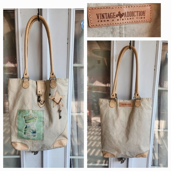 New Vintage Addiction Handbags - New Vintage Addiction‎ "Do Things with Great Love"  Tote Bag